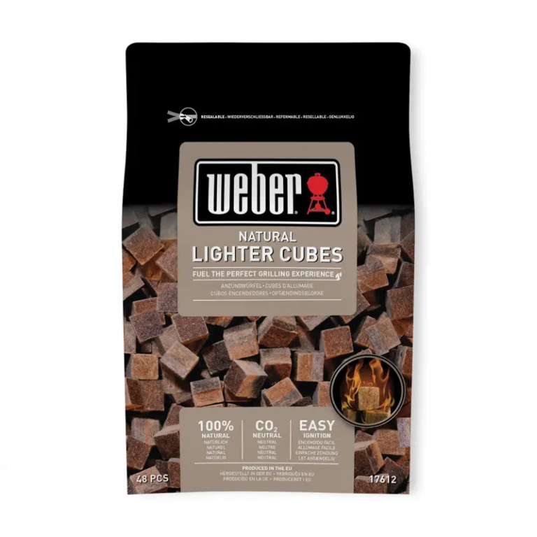 Weber® Aanmaakblokjes, 48 stuks, bruin, ecologisch