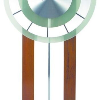 NeXtime Pendulum wandklok Zilver/Glas 3190