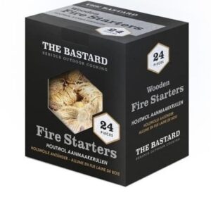 The Bastard wooden fire starters