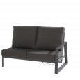 Taste by 4 seasons Dazzling mod.2 seater recliner bench L+R arm with 4 cush.