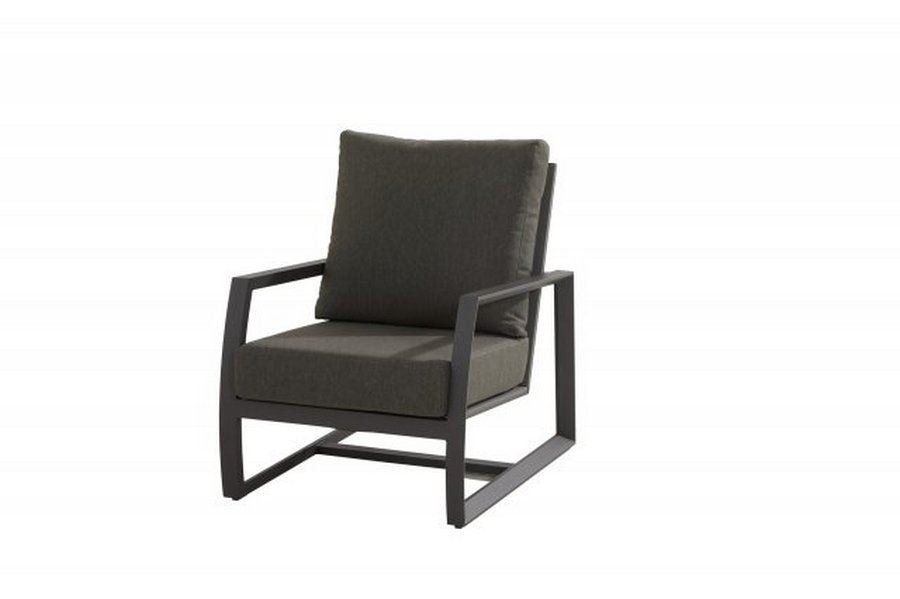 4SO New Mauritius Lounge Chair Carbon Black