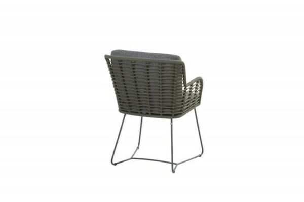 4 Seasons Outdoor Fabrice dining chair Green/Anthracite with 2 cushions