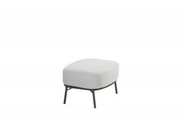 4 Seasons Outdoor Fabrice footstool Anthracite with cushion