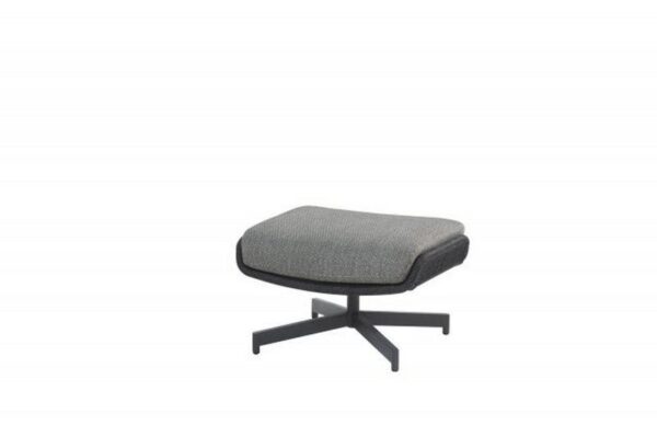 4 Seasons Outdoor Primavera footstool Anthracite with cushion