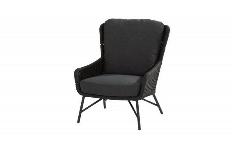 4 Seasons Wing Living Chair + 2 kussens Antraciet