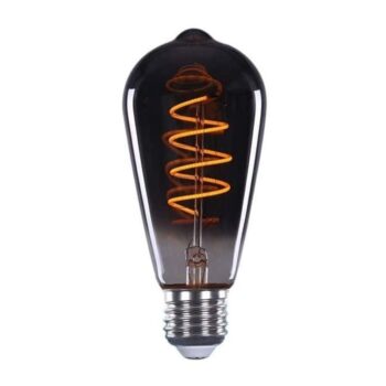 H.L. LED Edison ST64 4w. Smoke Dimb. E27 L2521.19