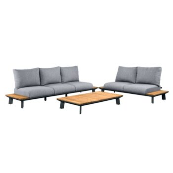 Suns 3-delige Denver Sofa Set Blended/Antraciet